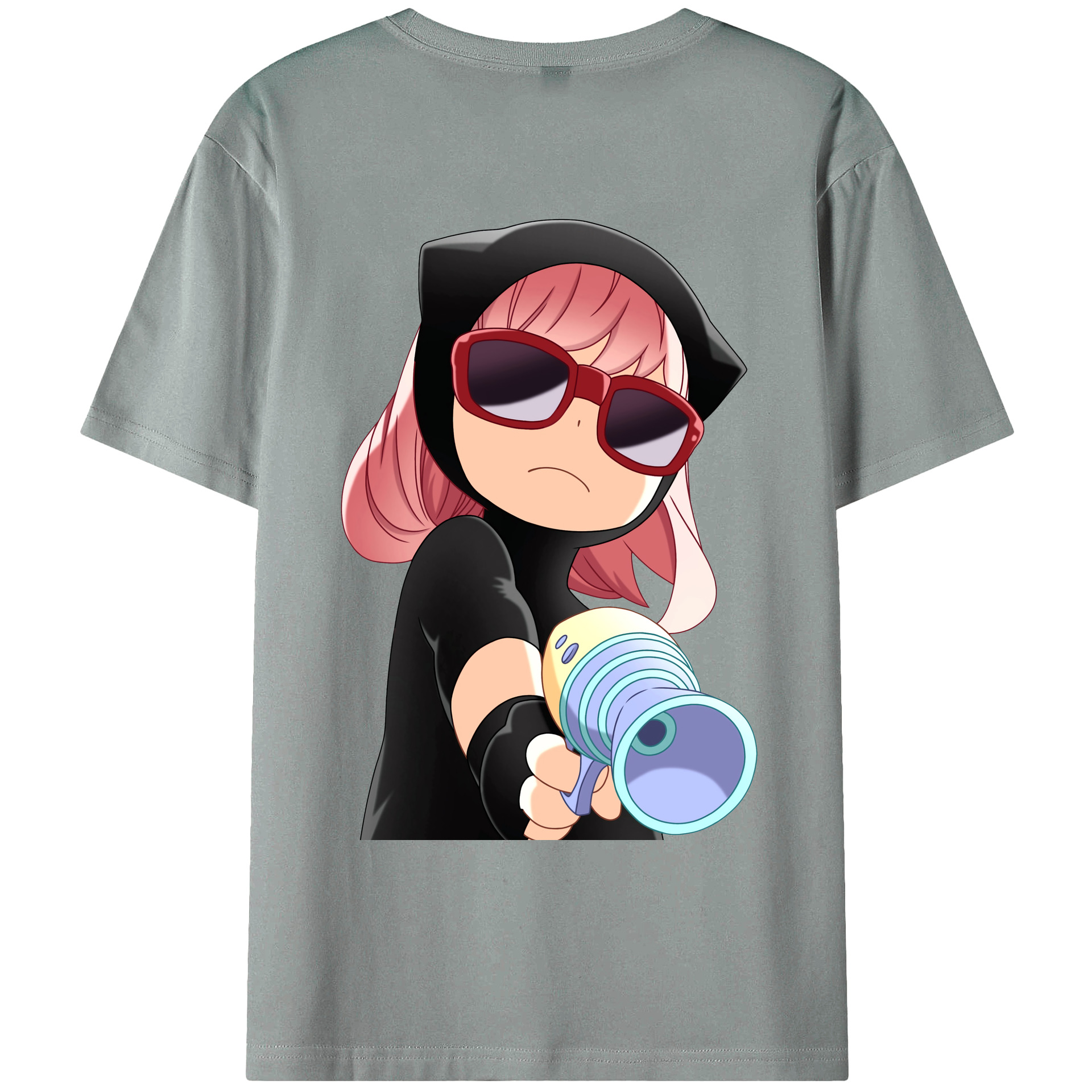 （画像用） SPY×FAMILY间谍家家酒 綿100％ メンズ半袖Tシャツ（バックプリント） 通気性